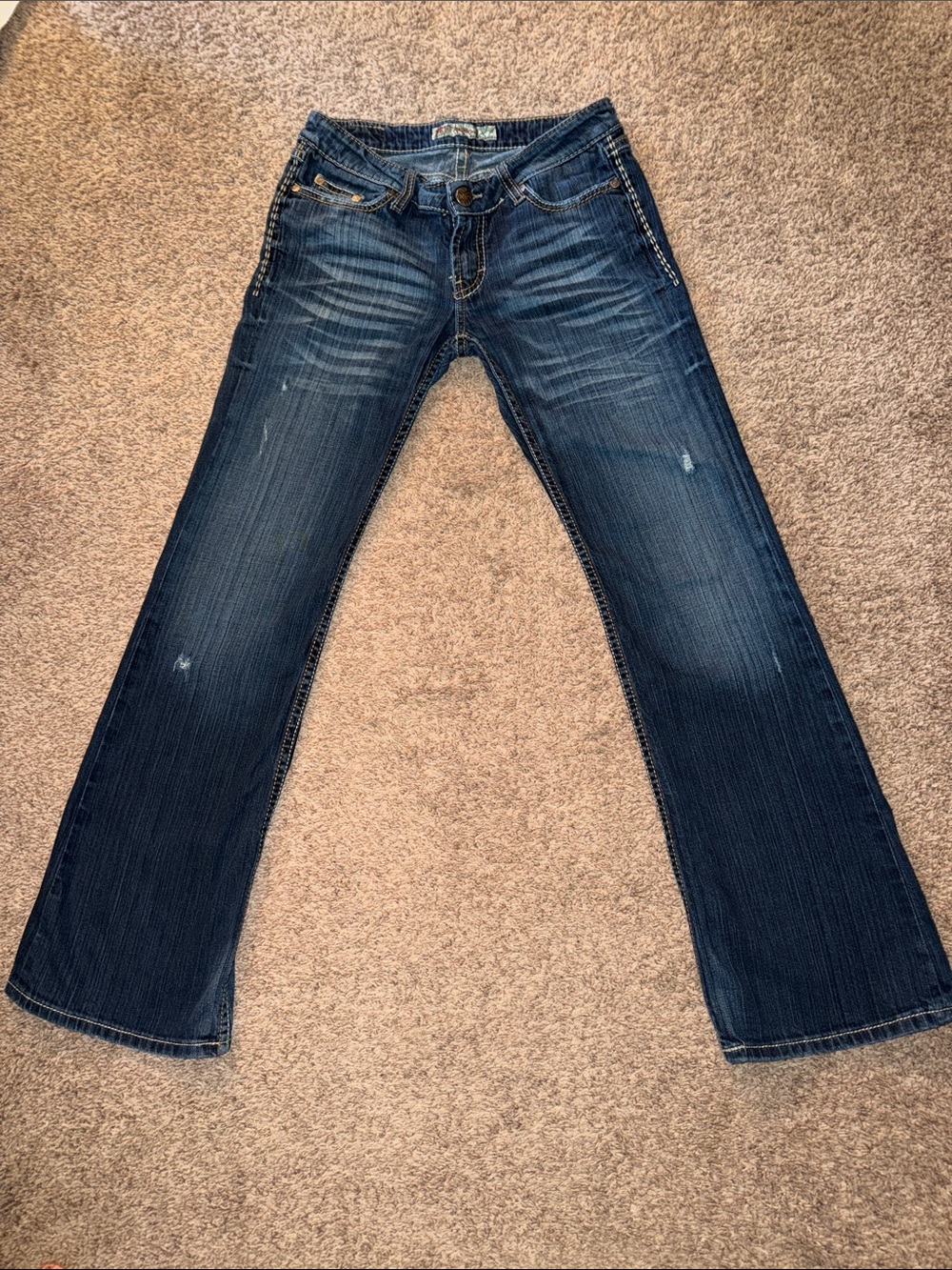 BKE Madison Y2K Vintage Flap Pocket Bootcut Jeans Size 27 x 31.5